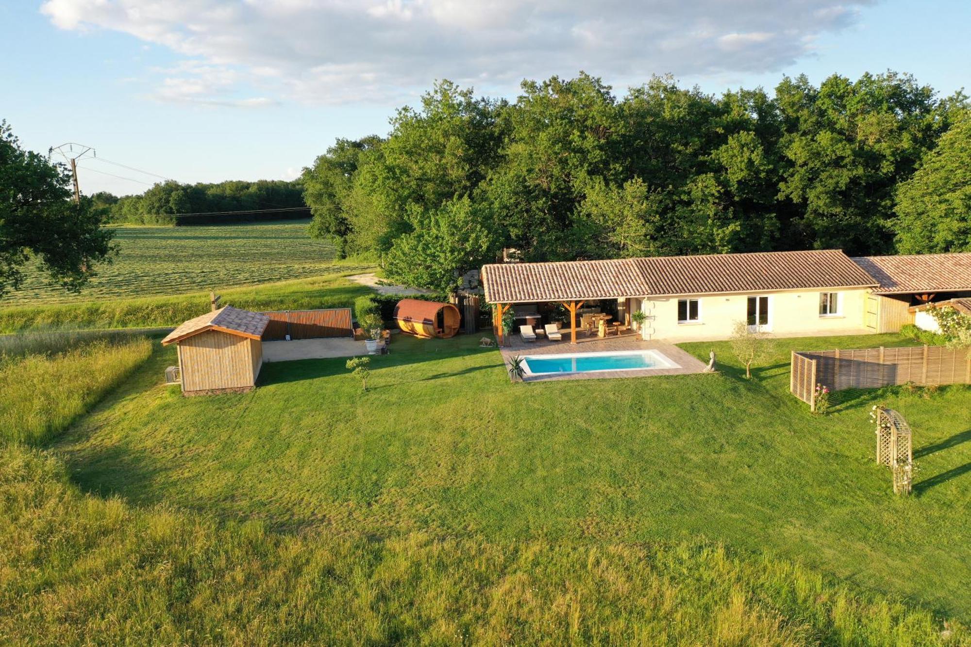 Vila Le Refuge Des Epicuriens Eymet Exteriér fotografie